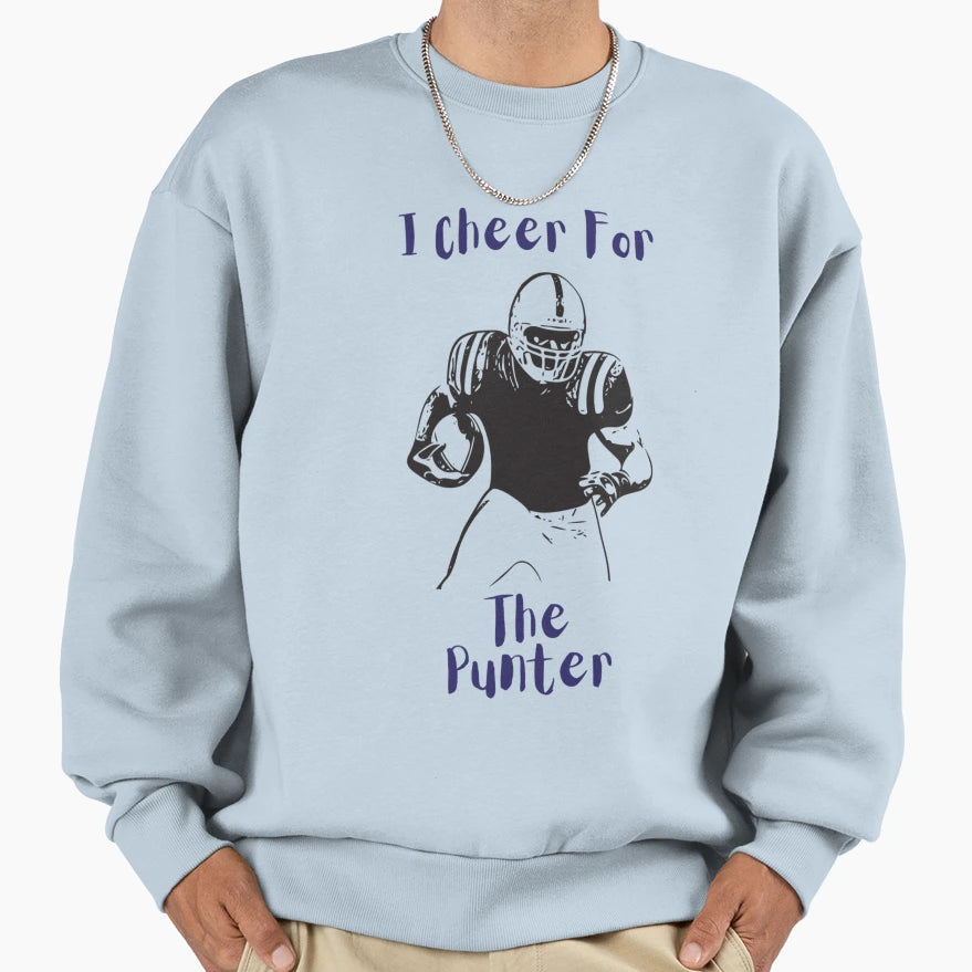 I Cheer Punter Sweatshirt - Custom Art Print Men Women - T-Shirt, Sweatshirt, Hoodie