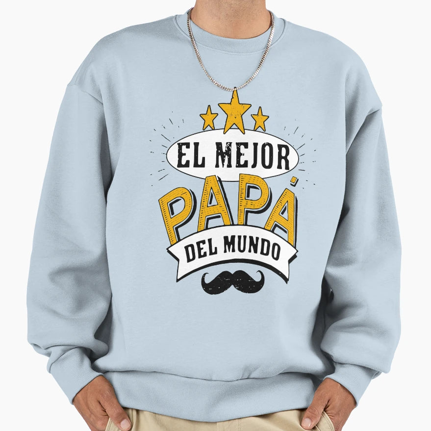 Best Dad Ever Sweatshirt - Minimalist Print for Adults - T-Shirt, Sweatshirt, Hoodie