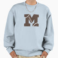 Personalized Football Initial M Sweatshirt - Custom Art Print Unisex - T-Shirt, Sweatshirt, Hoodie