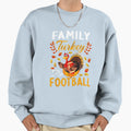 Family Thanksgiving Pie Football Sweatshirt - Fun Novelty Design Unisex - T-Shirt, Sweatshirt, Hoodie