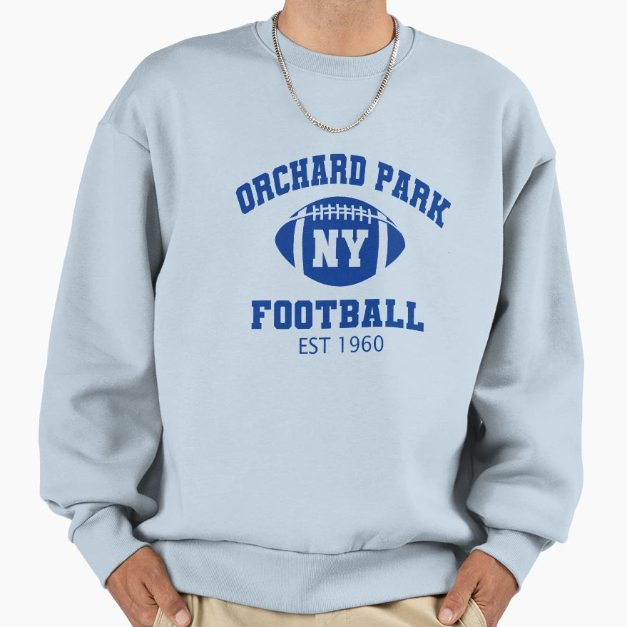 Orchard Park Football Sweatshirt - Trendy Graphic for Adults - T-Shirt, Sweatshirt, Hoodie