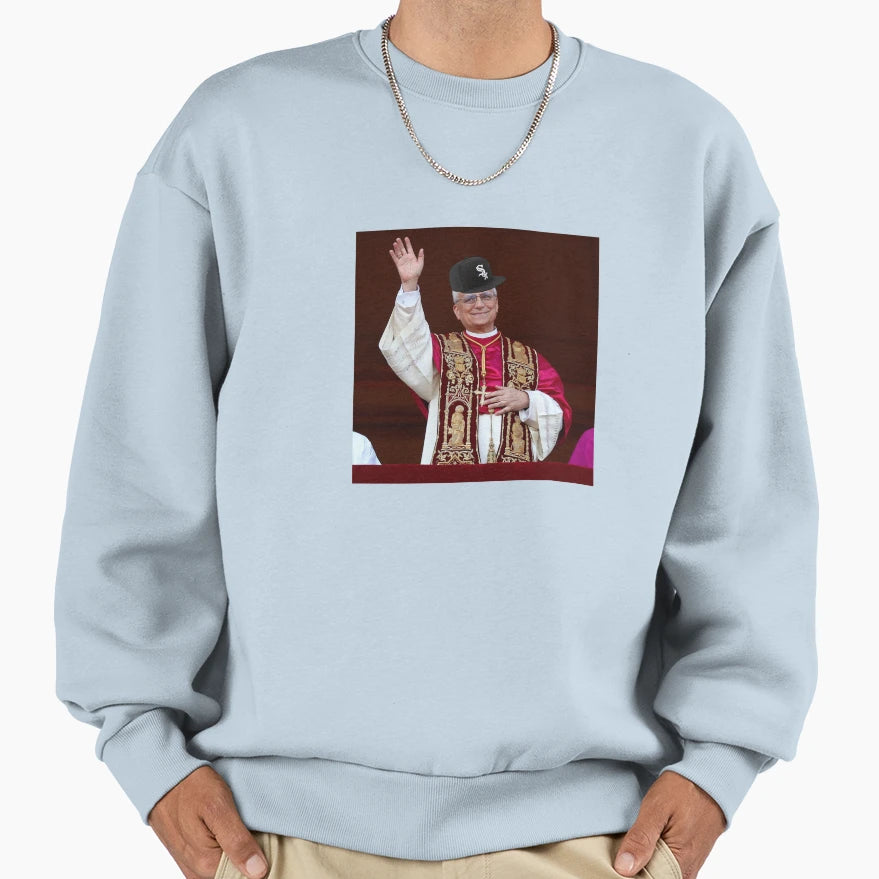 Pope Leo Xiv White Sox Sweatshirt - Trendy Graphic Unisex - T-Shirt, Sweatshirt, Hoodie