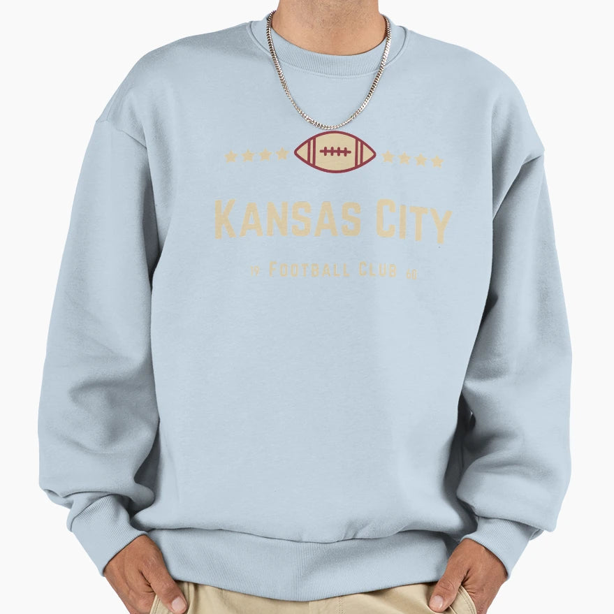 Kansas City Football Sweatshirt - Trendy Graphic Men Women - T-Shirt, Sweatshirt, Hoodie