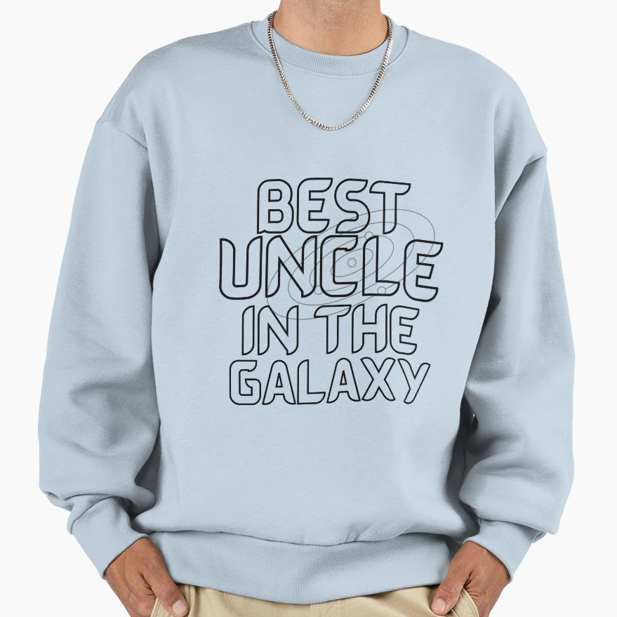 Best Uncle Galaxy Sweatshirt - Unique Graphic for Adults - T-Shirt, Sweatshirt, Hoodie