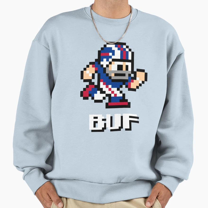 Buffalo Bills Tecmo Super Bowl Sweatshirt - Fun Novelty Design Unisex - T-Shirt, Sweatshirt, Hoodie