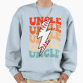 Baseball Uncle Groovy Lightning Sweatshirt - Unique Graphic for Adults - T-Shirt, Sweatshirt, Hoodie