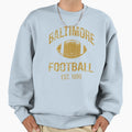 Baltimore Football Team Sweatshirt - Minimalist Print Men Women - T-Shirt, Sweatshirt, Hoodie