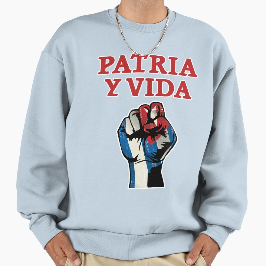 Patria Y Vida Sweatshirt - Graphic Print for Adults - T-Shirt, Sweatshirt, Hoodie