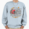 I Just Wanna Play Football T-Shirt - Aesthetic Graphic Unisex - T-Shirt, Sweatshirt, Hoodie