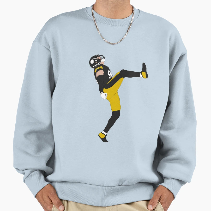 Leg Kick Sweatshirt - Aesthetic Graphic for Adults - T-Shirt, Sweatshirt, Hoodie