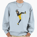Leg Kick Sweatshirt - Aesthetic Graphic for Adults - T-Shirt, Sweatshirt, Hoodie