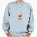 Soccer Fox Sweatshirt - Minimalist Print for Adults - T-Shirt, Sweatshirt, Hoodie