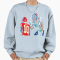 Antoine Winfield Jr Peace Out Art Sweatshirt - Custom Art Print Unisex - T-Shirt, Sweatshirt, Hoodie
