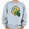 Green Bay Packers 8 Bit Football Sweatshirt - Novelty Apparel for Adults - T-Shirt, Sweatshirt, Hoodie