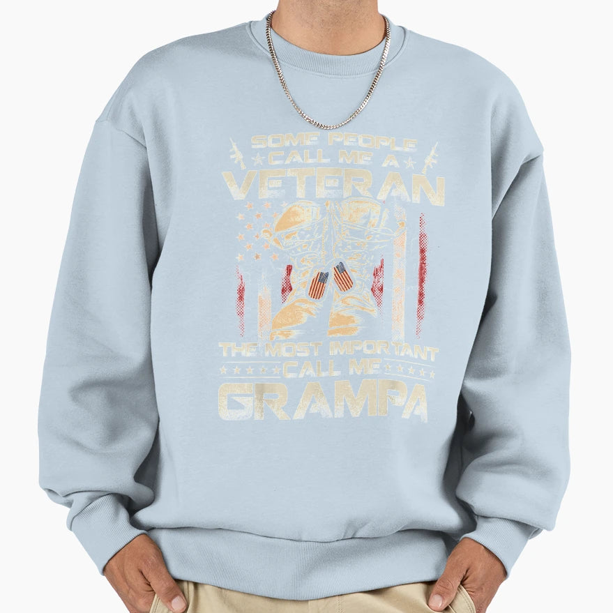 Mens People Call Me Veteran Most Sweatshirt - Novelty Apparel Unisex - T-Shirt, Sweatshirt, Hoodie