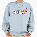 Nflx To Moon Sweatshirt - Fun Novelty Design Men Women - T-Shirt, Sweatshirt, Hoodie