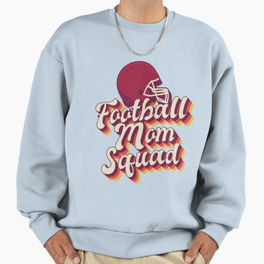 Football Mom Sweatshirt - Minimalist Print for Adults - T-Shirt, Sweatshirt, Hoodie