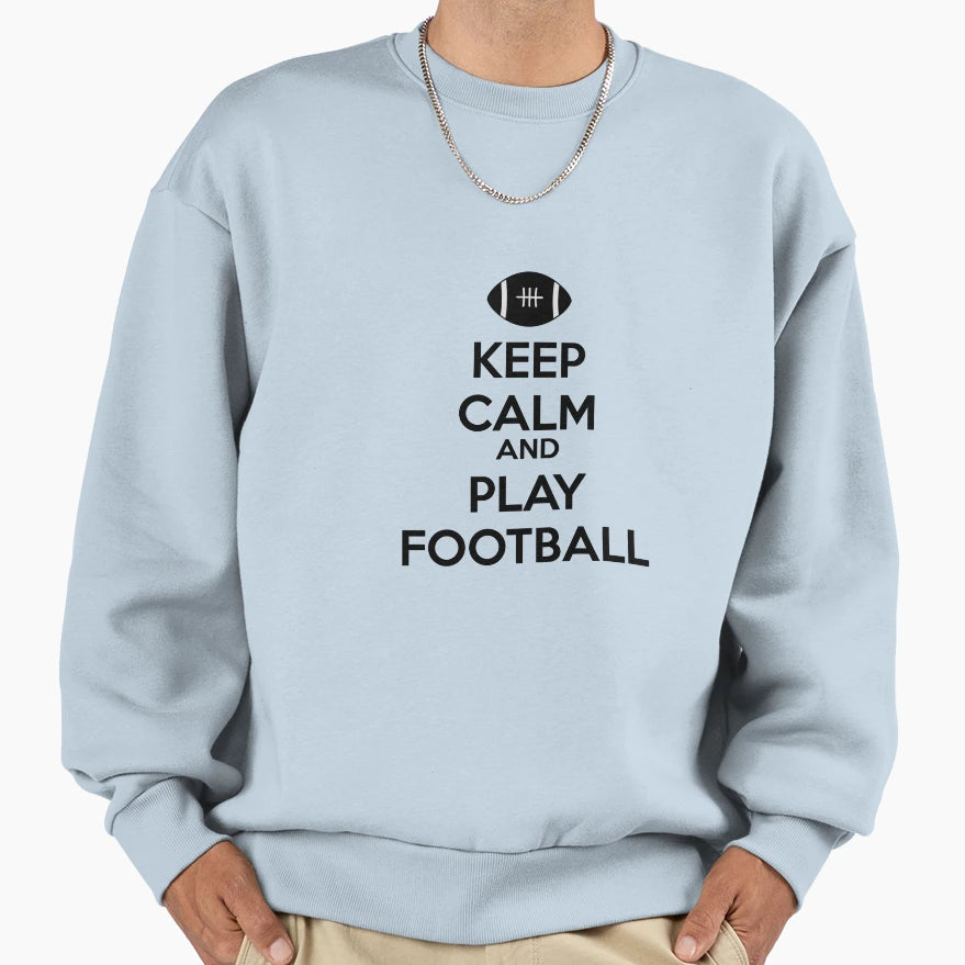 Football Sweatshirt - Minimalist Print for Adults - T-Shirt, Sweatshirt, Hoodie