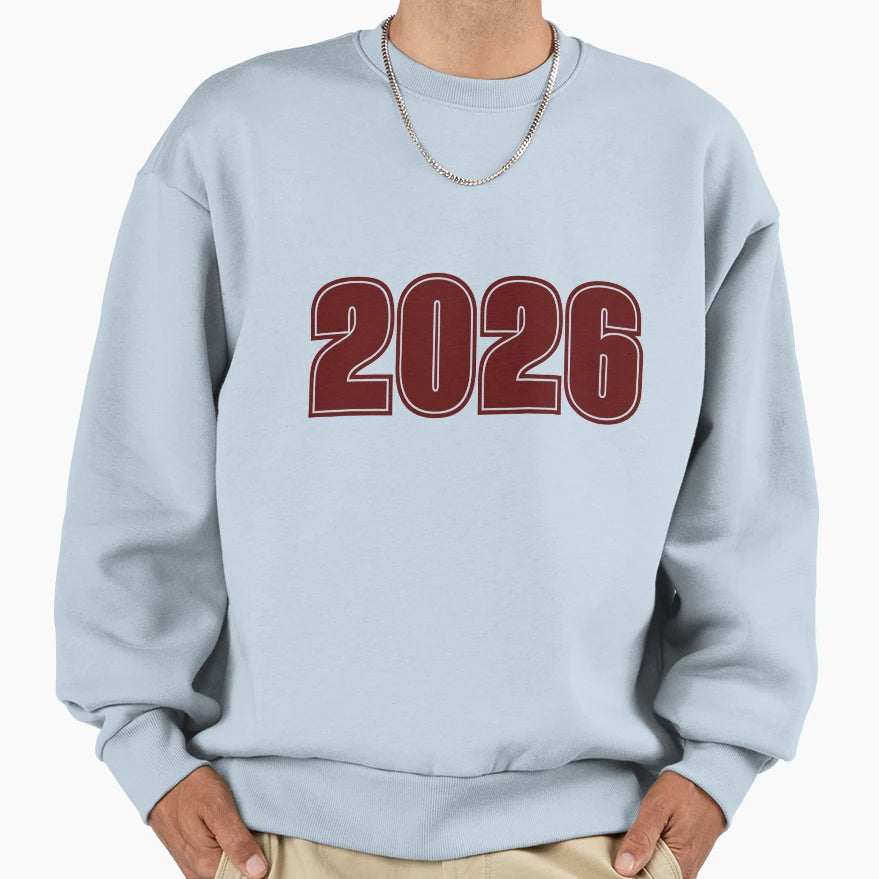 2026 Year 2026 Hello 2026 Sweatshirt - Fun Novelty Design for Adults - T-Shirt, Sweatshirt, Hoodie