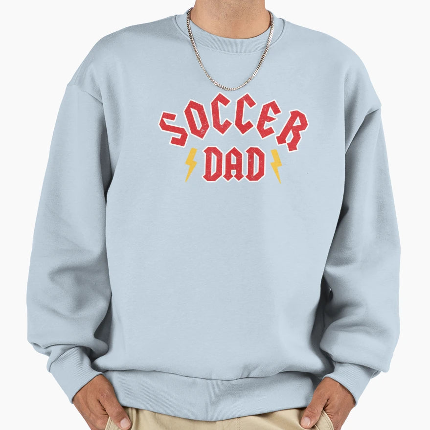Soccer Dad Metal Rock Sweatshirt - Minimalist Print Men Women - T-Shirt, Sweatshirt, Hoodie
