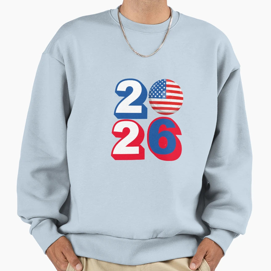 Usa 2026 Soccer Ball Sweatshirt - Streetwear Style Men Women - T-Shirt, Sweatshirt, Hoodie