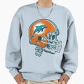 Art Miami Dolphins Sweatshirt - Novelty Apparel for Adults - T-Shirt, Sweatshirt, Hoodie