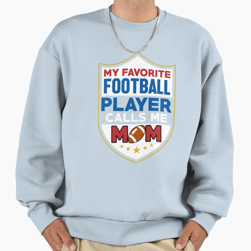 Mommy Birthday American Football Sweatshirt - Fun Novelty Design Men Women - T-Shirt, Sweatshirt, Hoodie