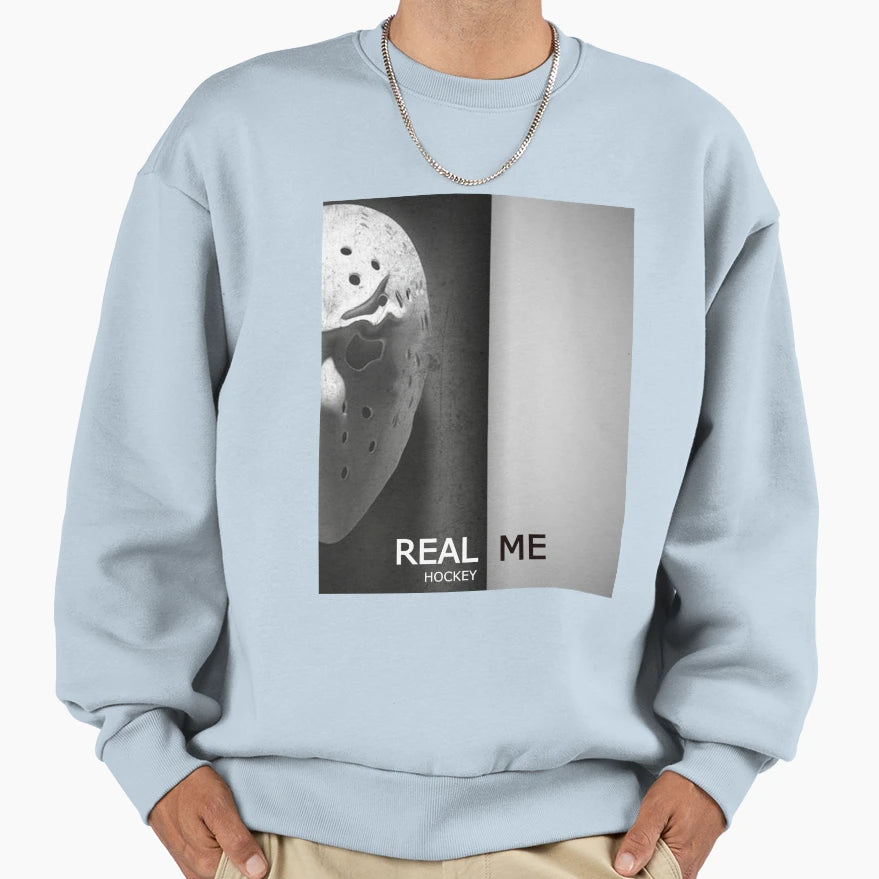 Ice Hockey Mask Goalie Sweatshirt - Casual Everyday Wear Men Women - T-Shirt, Sweatshirt, Hoodie