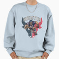 Houston Football Sweatshirt - Custom Art Print for Adults - T-Shirt, Sweatshirt, Hoodie