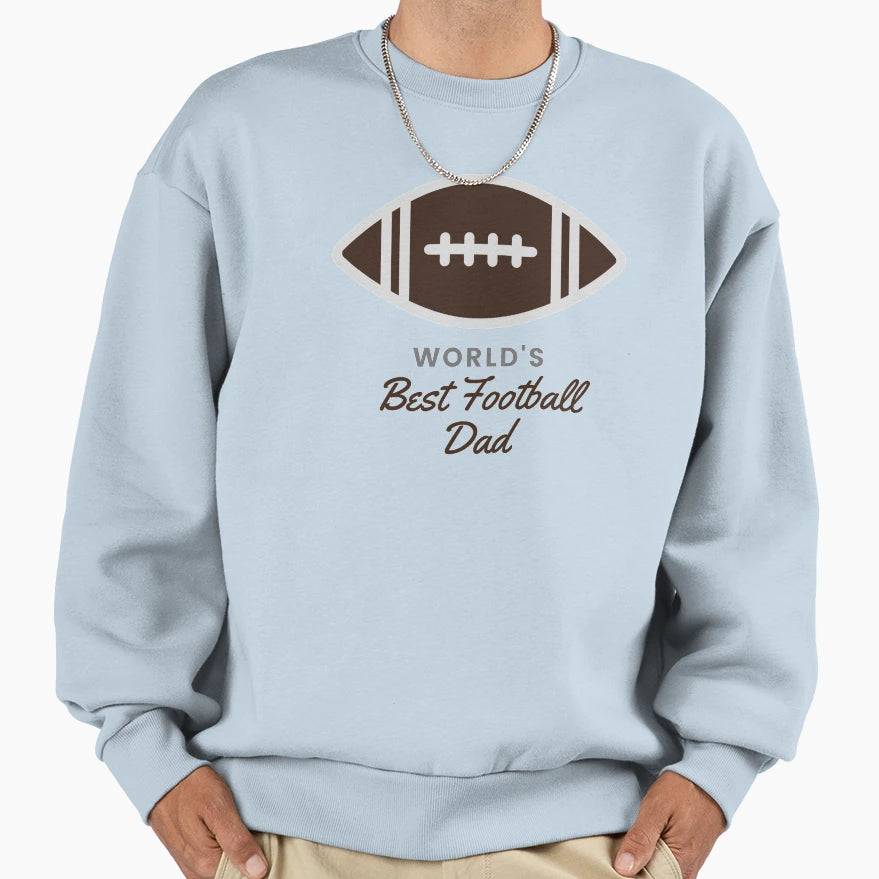 1980S American Football Worlds Sweatshirt - Minimalist Print for Adults - T-Shirt, Sweatshirt, Hoodie