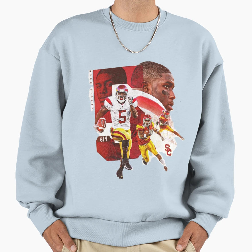 Reggie Bush Sweatshirt - Streetwear Style Men Women - T-Shirt, Sweatshirt, Hoodie