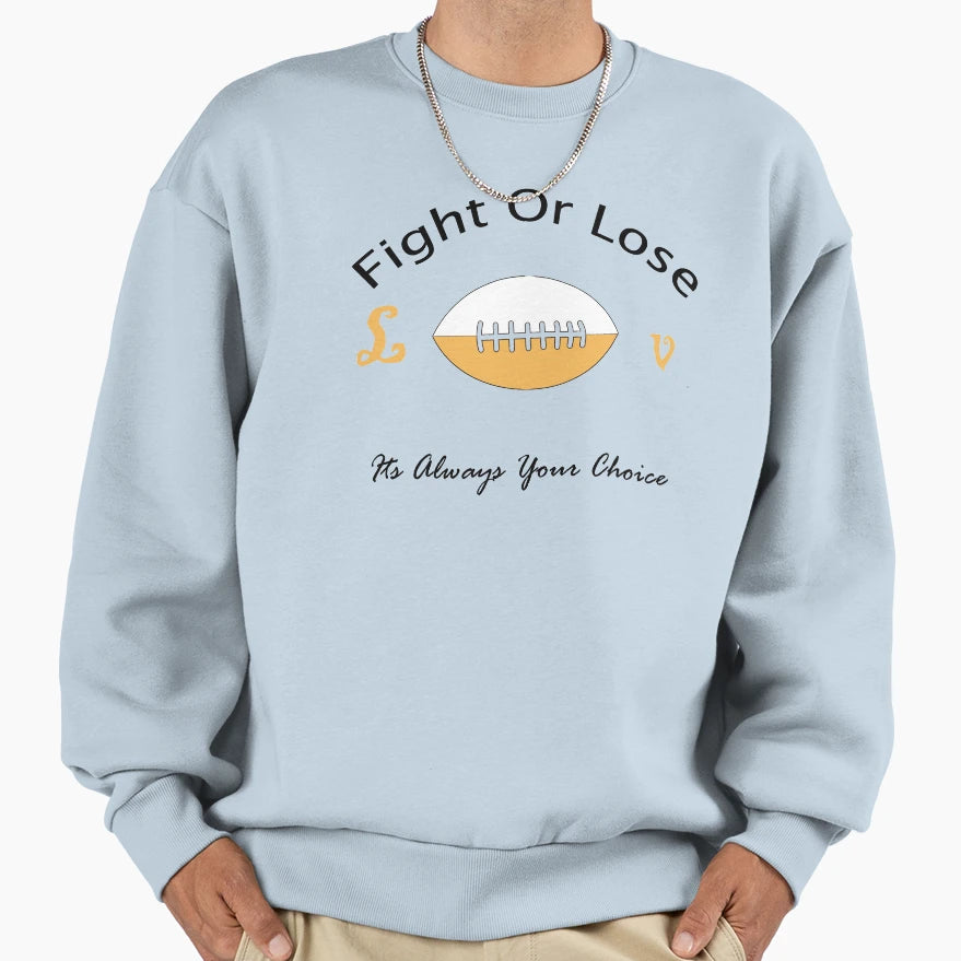 American Football Super Bowl Sweatshirt - Minimalist Print Unisex - T-Shirt, Sweatshirt, Hoodie