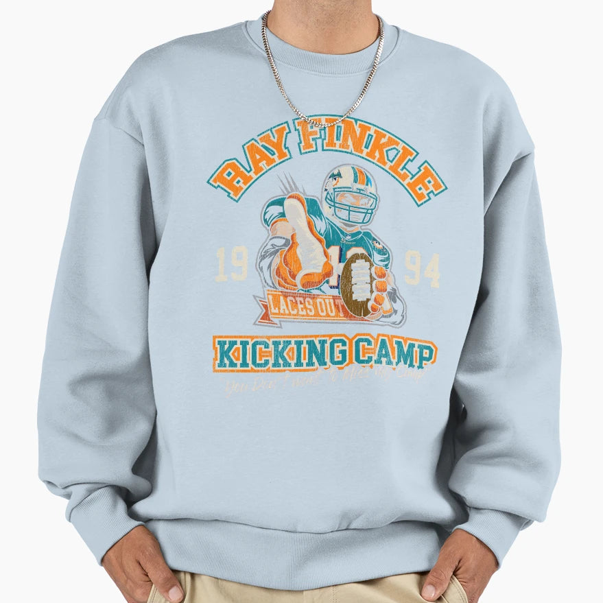 Ray Finkle Kicking Camp Dks Worn Sweatshirt - Minimalist Print Unisex - T-Shirt, Sweatshirt, Hoodie