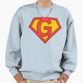 Letter G Super Letter Red And Yellow Sweatshirt - Graphic Print Unisex - T-Shirt, Sweatshirt, Hoodie