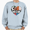 Multi Sport Heart Mom Soccer Sweatshirt - Streetwear Style Men Women - T-Shirt, Sweatshirt, Hoodie