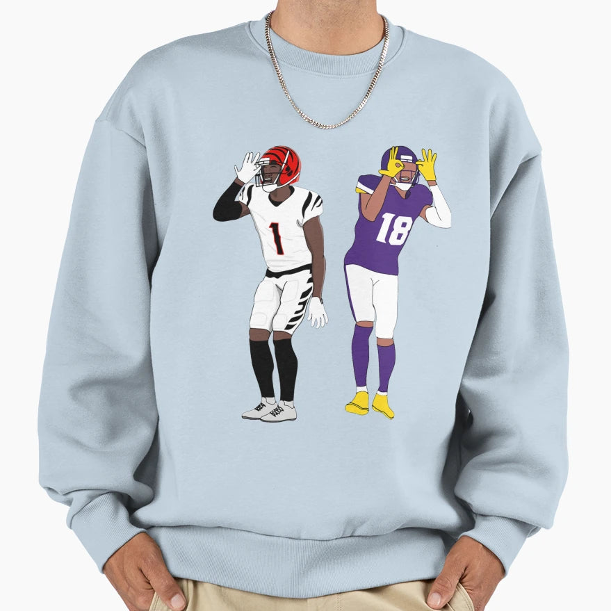 Griddy Duo Sweatshirt - Novelty Apparel Unisex - T-Shirt, Sweatshirt, Hoodie