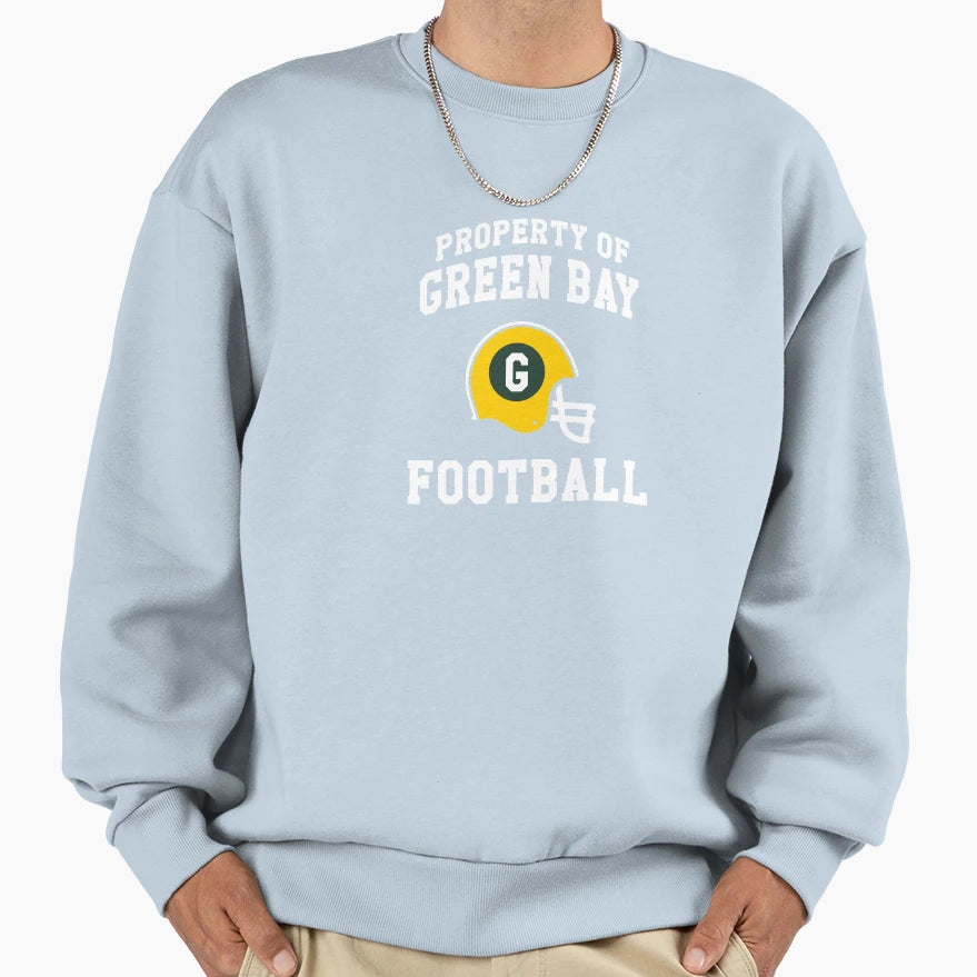 Property Green Bay Football Team Sweatshirt - Minimalist Print Men Women - T-Shirt, Sweatshirt, Hoodie