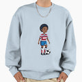 Soccer Soccer Player Soccer Player Sweatshirt - Aesthetic Graphic Men Women - T-Shirt, Sweatshirt, Hoodie