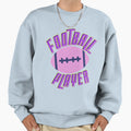 Football Player Football Game Sweatshirt - Aesthetic Graphic Unisex - T-Shirt, Sweatshirt, Hoodie