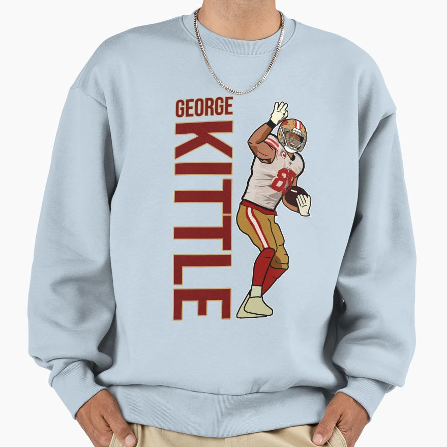 George 85 Nobrand Mens Kittle Black T-Shirt - Fun Novelty Design Unisex - T-Shirt, Sweatshirt, Hoodie