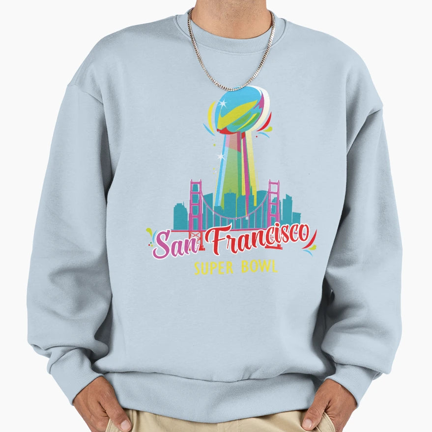 Super Bowl 2026 Sweatshirt - Aesthetic Graphic for Adults - T-Shirt, Sweatshirt, Hoodie