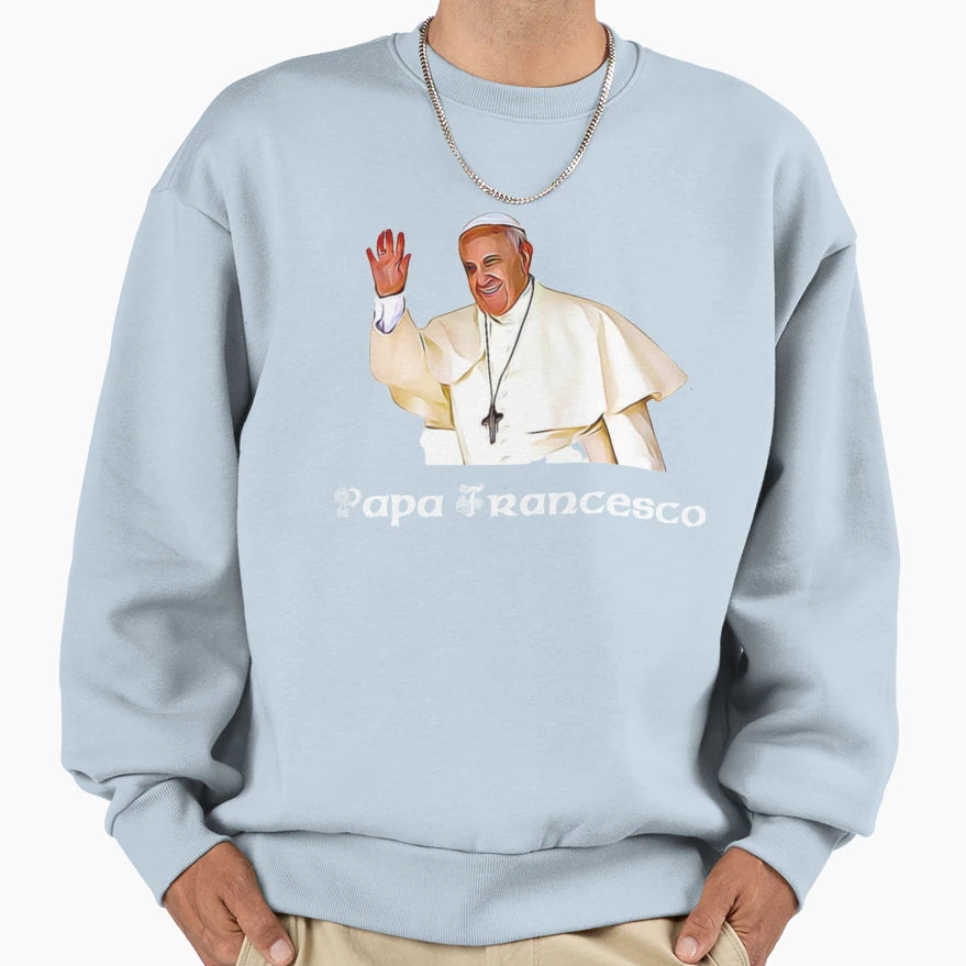 Papa Francesco Pope Francis Celtic Sweatshirt - Unique Graphic for Adults - T-Shirt, Sweatshirt, Hoodie