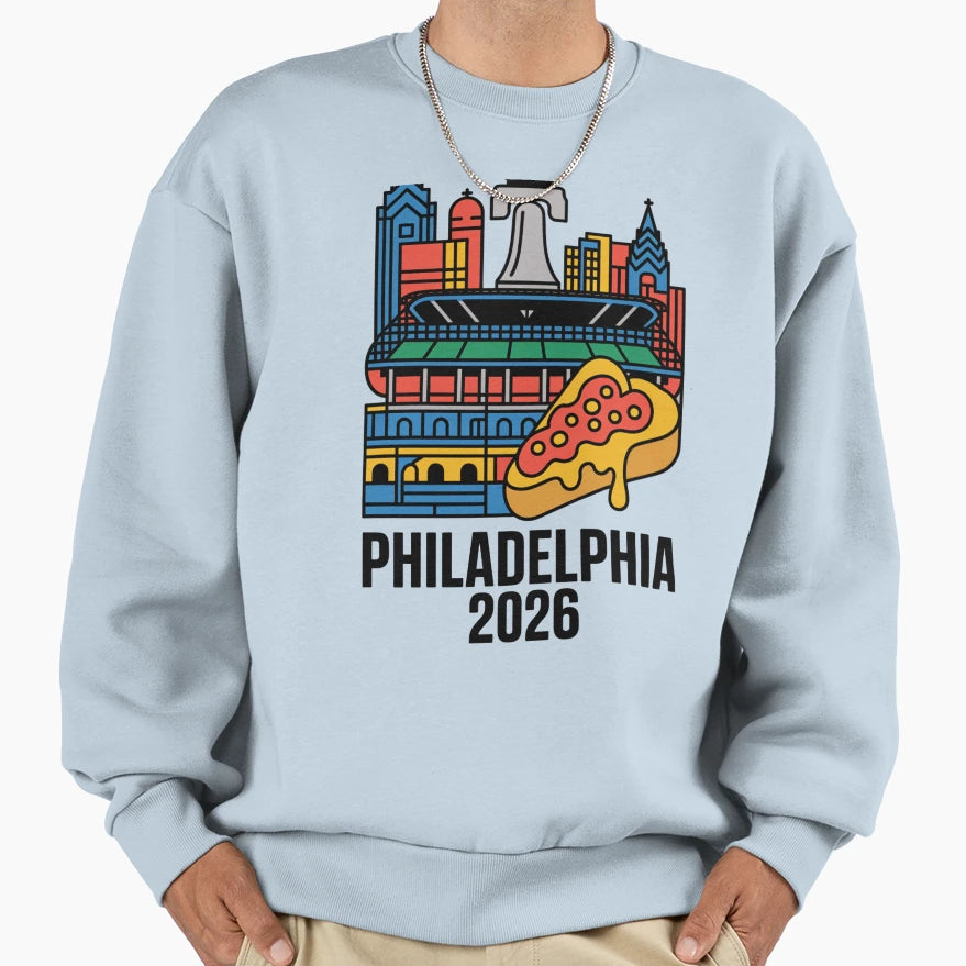 Philadelphia 2026 Liberty Bell T-Shirt - Aesthetic Graphic for Adults - T-Shirt, Sweatshirt, Hoodie