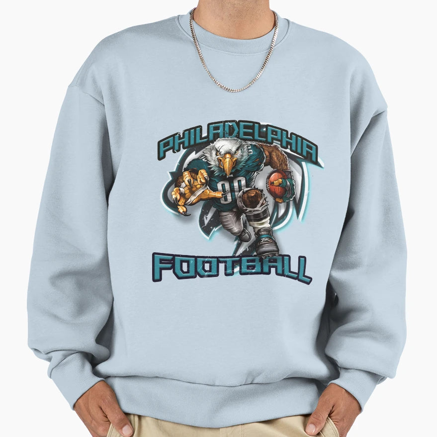 Philadelphia Football Sweatshirt - Unique Graphic for Adults - T-Shirt, Sweatshirt, Hoodie