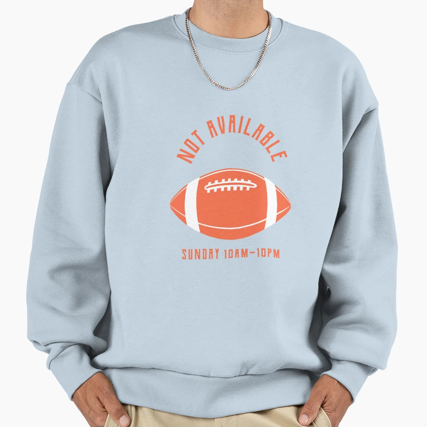 Footbal Fan Dad Gift Fathers Day Sweatshirt - Casual Everyday Wear Unisex - T-Shirt, Sweatshirt, Hoodie