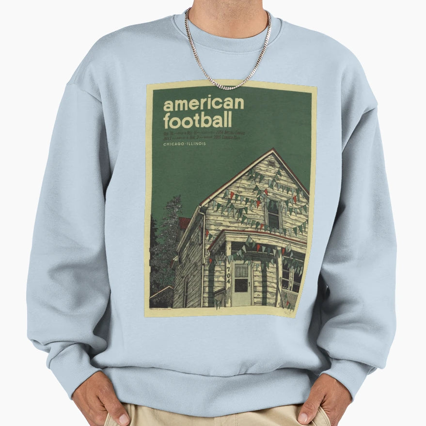 American Football House Sweatshirt - Casual Everyday Wear for Adults - T-Shirt, Sweatshirt, Hoodie