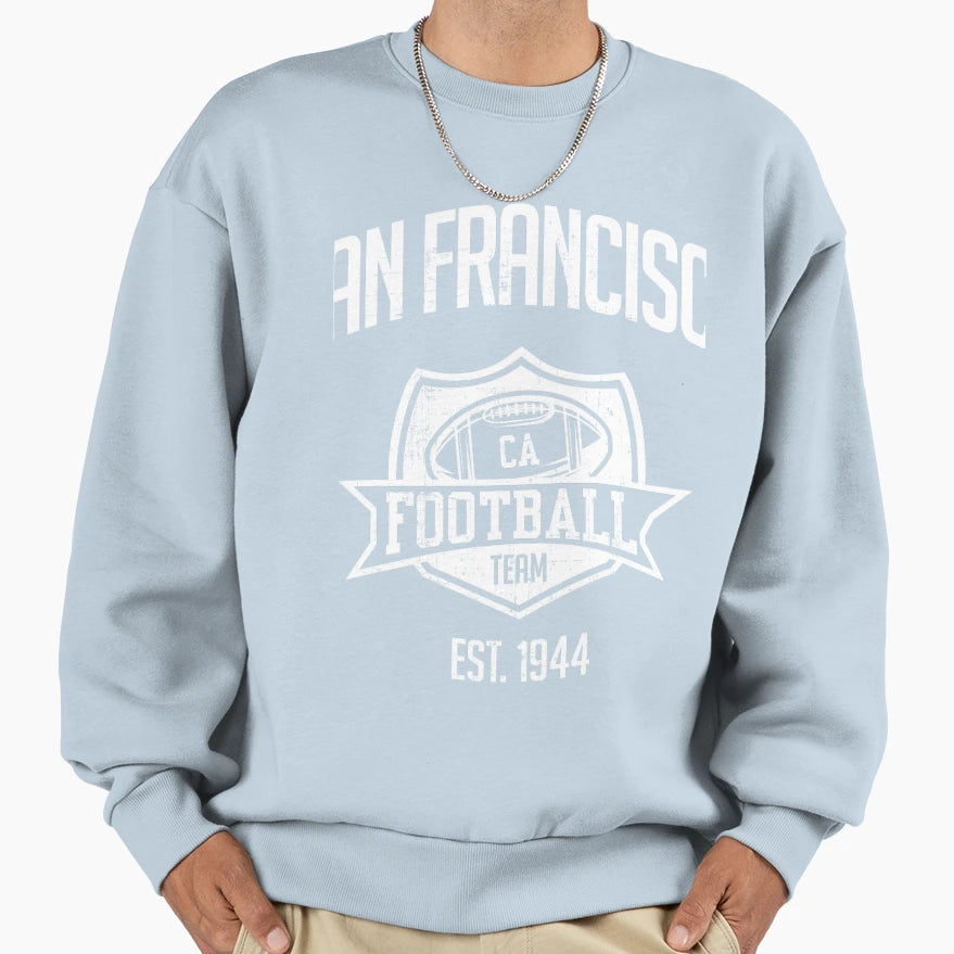 San Francisco Football Team Sweatshirt - Minimalist Print for Adults - T-Shirt, Sweatshirt, Hoodie