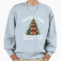 Football Mom Decking Halls And Sweatshirt - Unique Graphic for Adults - T-Shirt, Sweatshirt, Hoodie