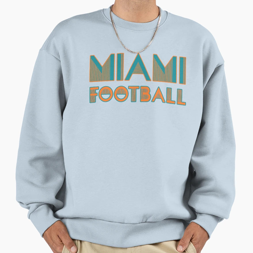 Miami Dolphins Sweatshirt - Custom Art Print Unisex - T-Shirt, Sweatshirt, Hoodie
