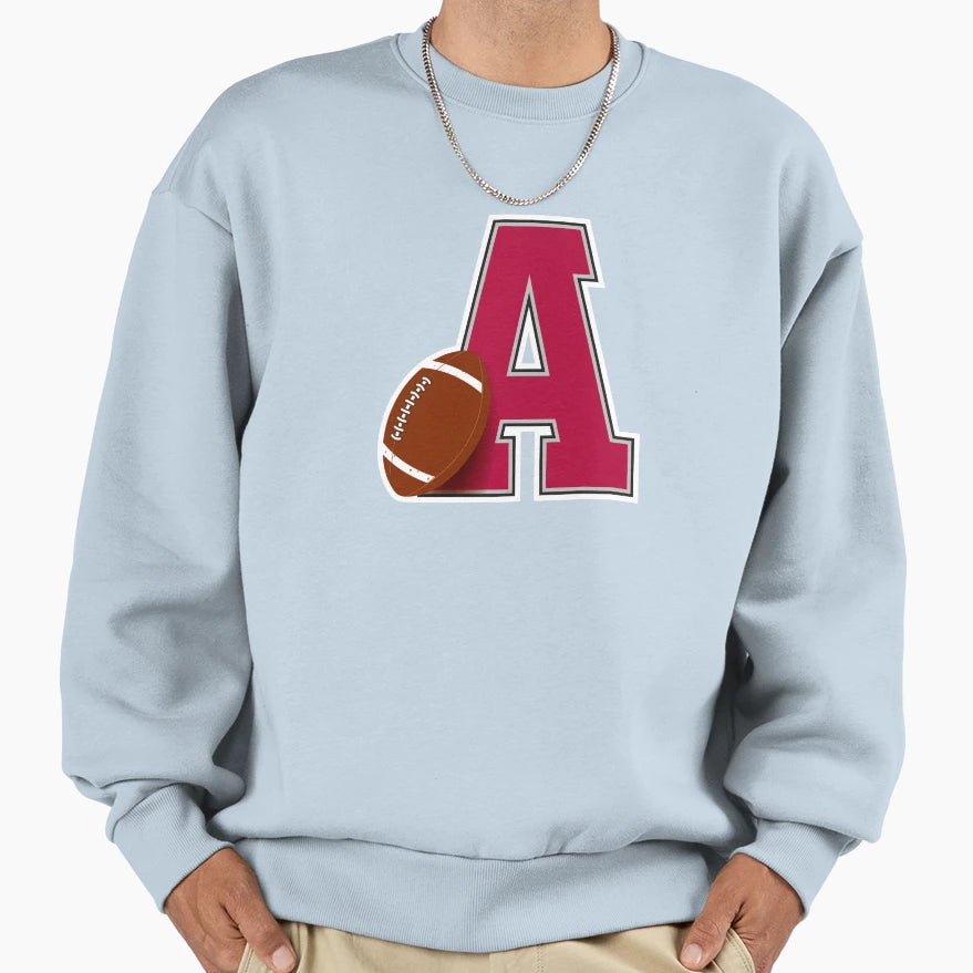 Alabama Football Monogram Sweatshirt - Aesthetic Graphic Men Women - T-Shirt, Sweatshirt, Hoodie